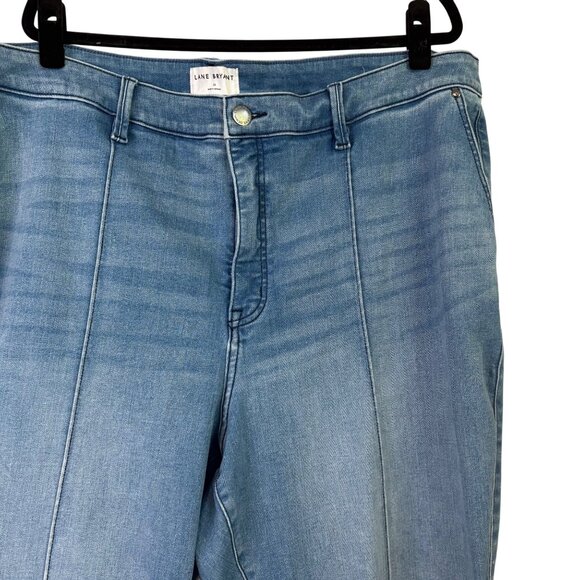 Lane Bryant Signature Fit Flex Magic Waistband High Rise Flare Jeans Size 26 - Picture 4 of 14